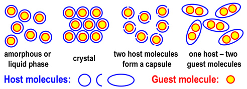 Molecular clathrates