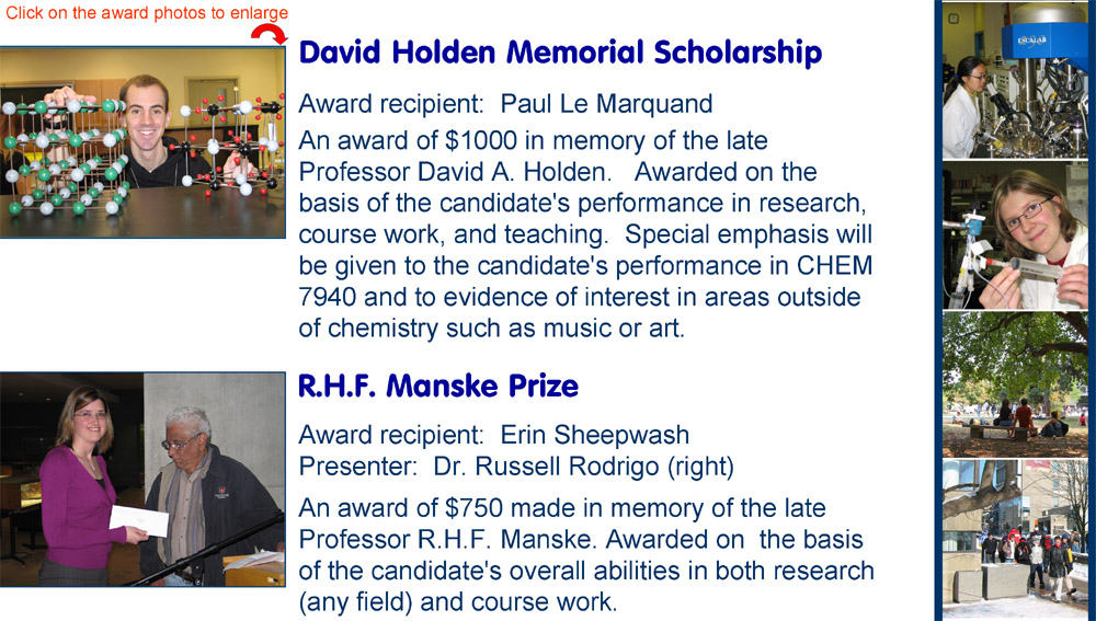 Contact the Department of Chemistry for help identifying photos {###}