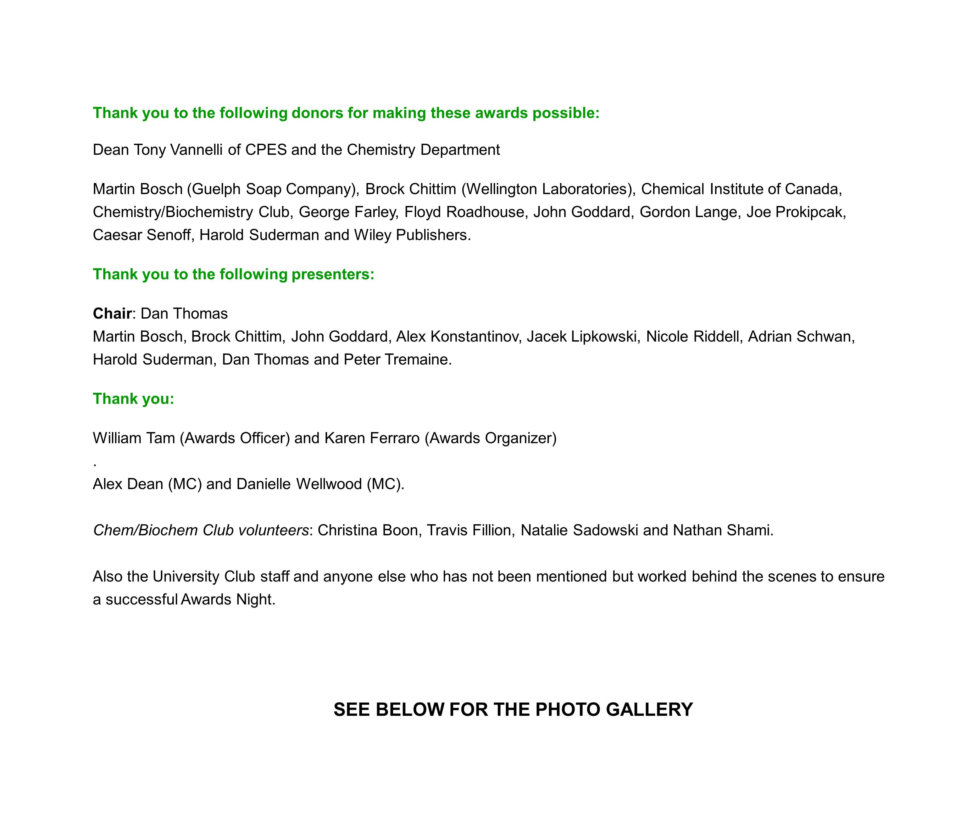 Contact the Department of Chemistry for help identifying photos {AB3}