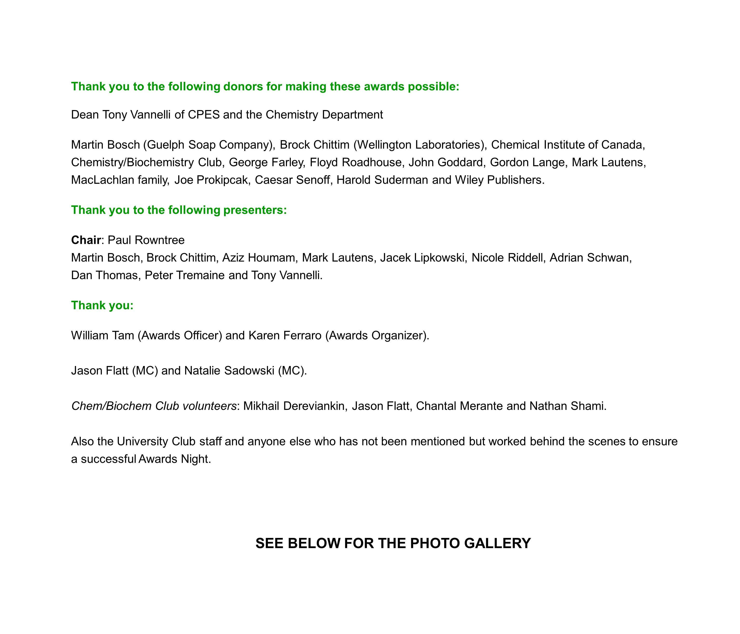 Contact the Department of Chemistry for help identifying photos {AB3}