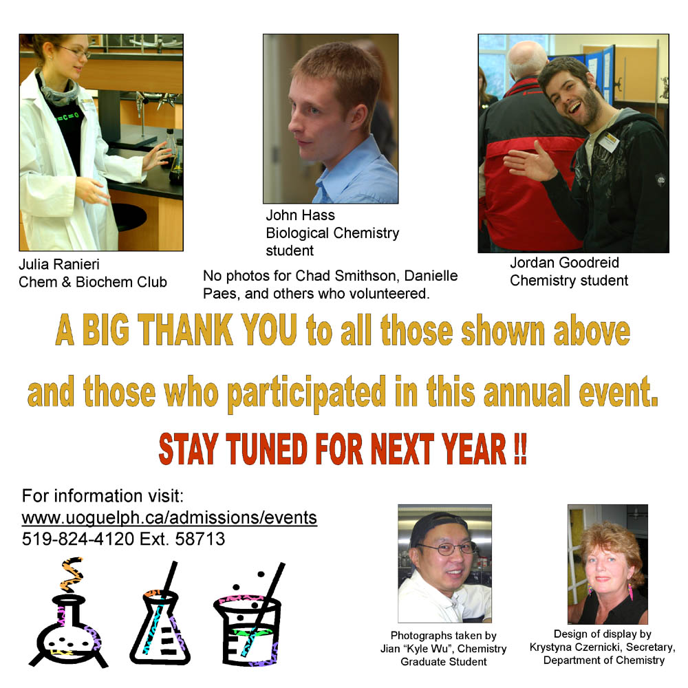 Contact the Department of Chemistry for help identifying photos {###}