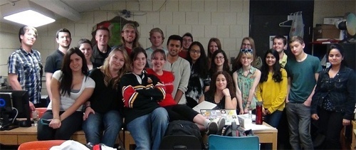 Group photo of the Chem & Biochem Club