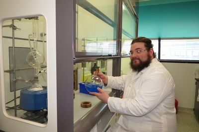 Working in the Newly renovated Laboratories- December 2017